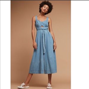 Anthropologie- Holding Horses Wide Leg jumpsuit
